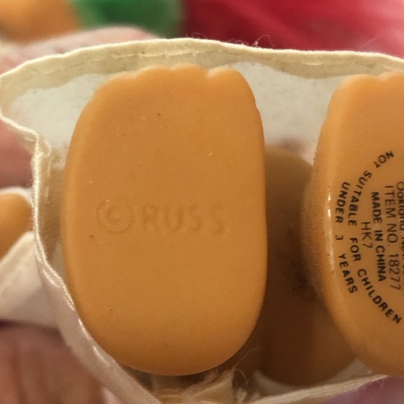 Vintage 1980s Set of Holiday Trolls Carroller and Angel by Russ - Picture 7 of 11